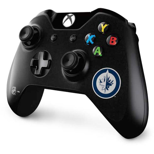 NHL Winnipeg Jets Black Background Xbox One Controller Skin