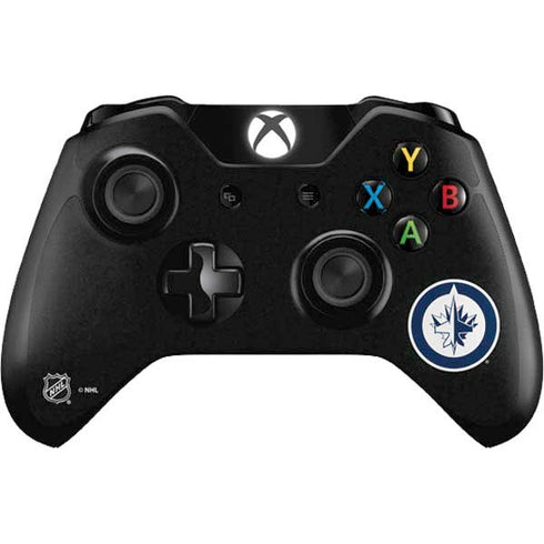 NHL Winnipeg Jets Black Background Xbox One Controller Skin