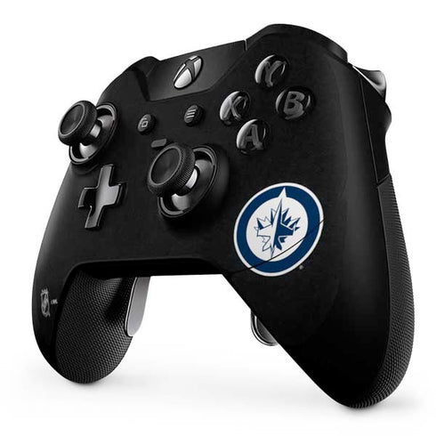 NHL Winnipeg Jets Black Background Xbox One Elite Controller Skin