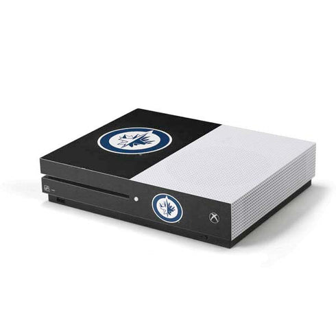 NHL Winnipeg Jets Black Background Xbox One S Console Skin