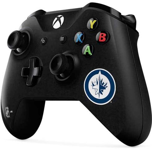 NHL Winnipeg Jets Black Background Xbox One X Controller Skin