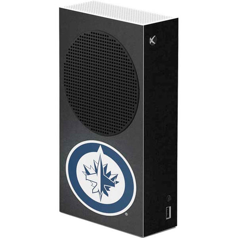 NHL Winnipeg Jets Black Background Xbox Series S Console Skin
