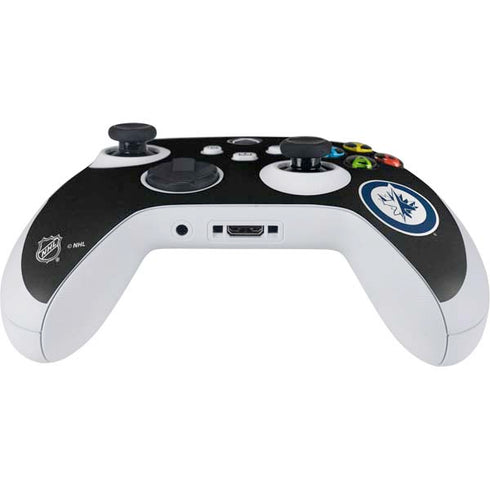 NHL Winnipeg Jets Black Background Xbox Series S Controller Skin