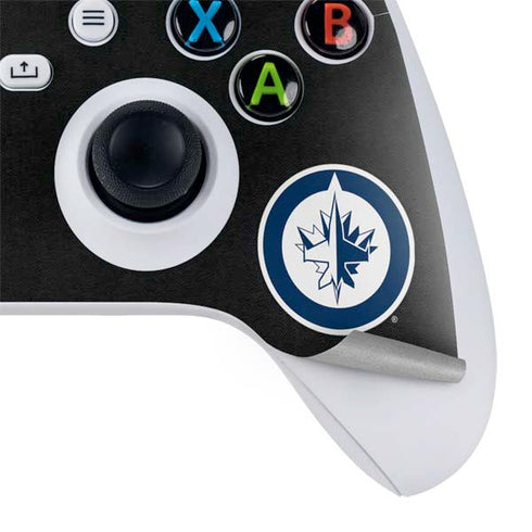 NHL Winnipeg Jets Black Background Xbox Series S Controller Skin