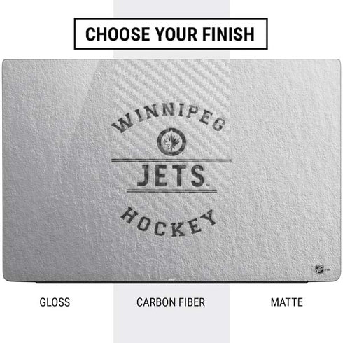 NHL Winnipeg Jets Black Text Dell Vostro Skin