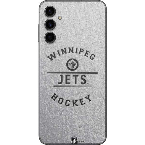 NHL Winnipeg Jets Black Text Galaxy A14 5G Skin