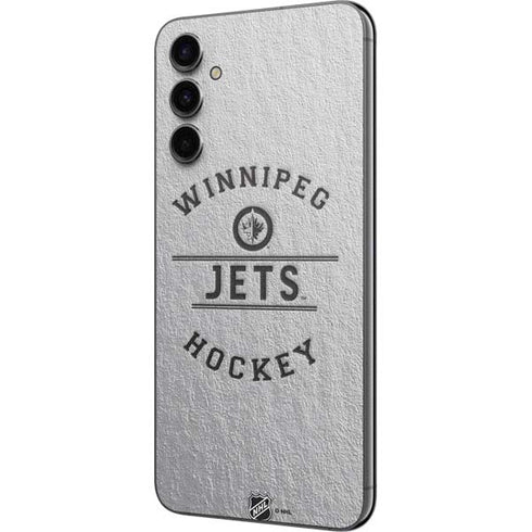 NHL Winnipeg Jets Black Text Galaxy A14 5G Skin