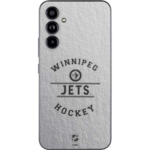 NHL Winnipeg Jets Black Text Galaxy A54 5G Skin