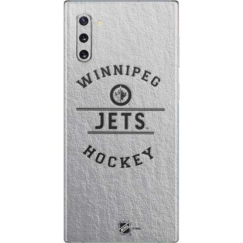 NHL Winnipeg Jets Black Text Galaxy Note 10 Skin