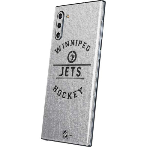 NHL Winnipeg Jets Black Text Galaxy Note 10 Skin