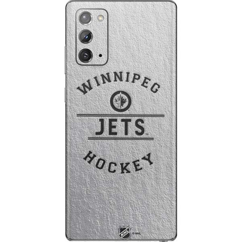 NHL Winnipeg Jets Black Text Galaxy Note20 5G Skin