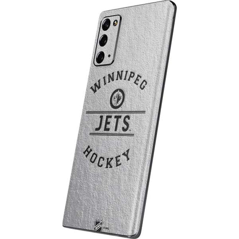 NHL Winnipeg Jets Black Text Galaxy Note20 5G Skin