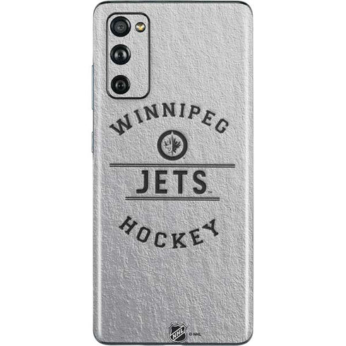 NHL Winnipeg Jets Black Text Galaxy S20 Fan Edition Skin