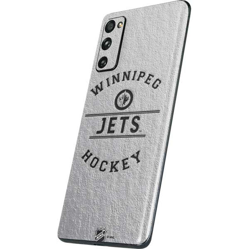 NHL Winnipeg Jets Black Text Galaxy S20 Fan Edition Skin
