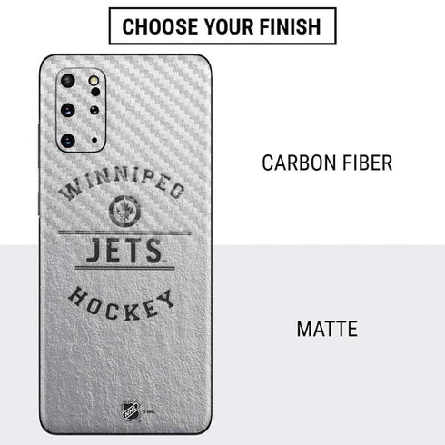 NHL Winnipeg Jets Black Text Galaxy S20 Plus Skin