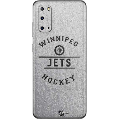 NHL Winnipeg Jets Black Text Galaxy S20 Skin