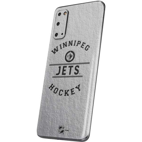 NHL Winnipeg Jets Black Text Galaxy S20 Skin