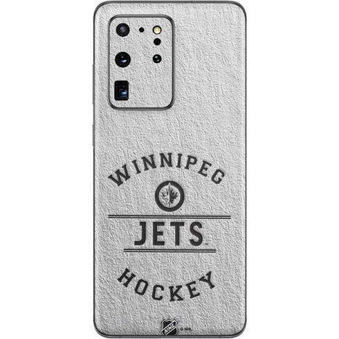 NHL Winnipeg Jets Black Text Galaxy S20 Ultra 5G Skin