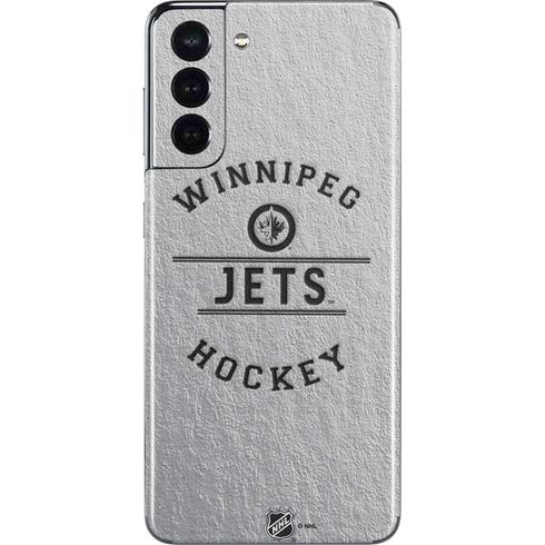 NHL Winnipeg Jets Black Text Galaxy S21 5G Skin