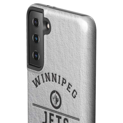 NHL Winnipeg Jets Black Text Galaxy S21 FE Pro Case