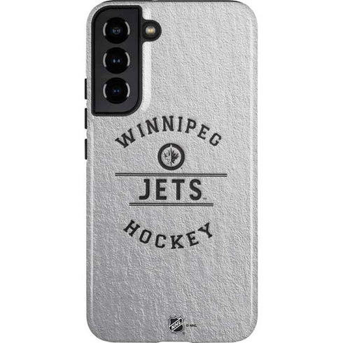 NHL Winnipeg Jets Black Text Galaxy S22 Plus Pro Case