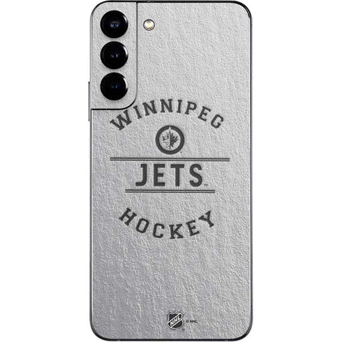 NHL Winnipeg Jets Black Text Galaxy S22 Plus Skin