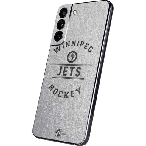 NHL Winnipeg Jets Black Text Galaxy S22 Plus Skin