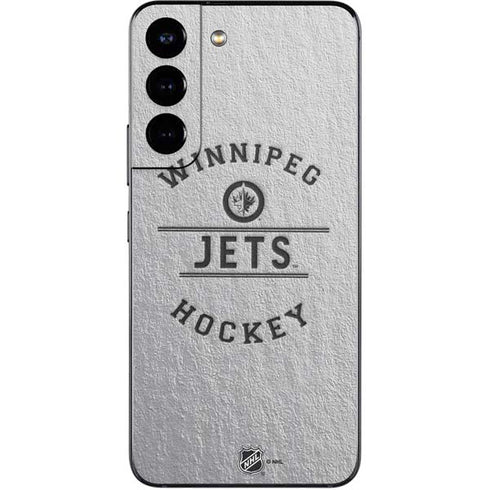 NHL Winnipeg Jets Black Text Galaxy S22 Skin