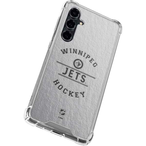 NHL Winnipeg Jets Black Text Galaxy S23 FE Clear Case