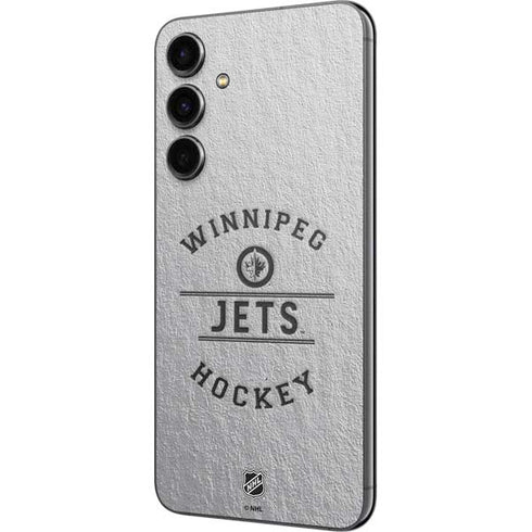 NHL Winnipeg Jets Black Text Galaxy S23 FE Skin