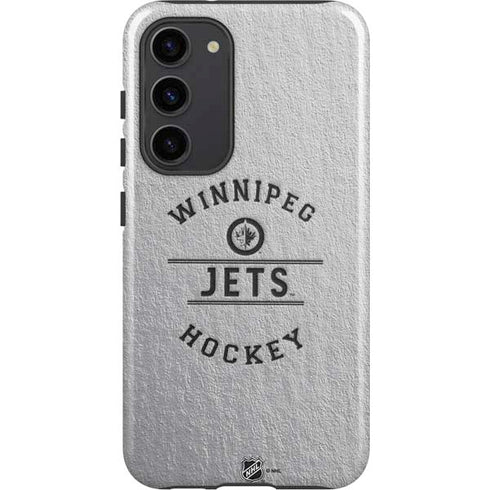 NHL Winnipeg Jets Black Text Galaxy S23 Plus Pro Case