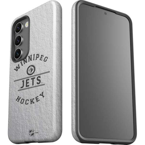 NHL Winnipeg Jets Black Text Galaxy S23 Plus Pro Case