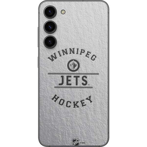 NHL Winnipeg Jets Black Text Galaxy S23 Plus Skin