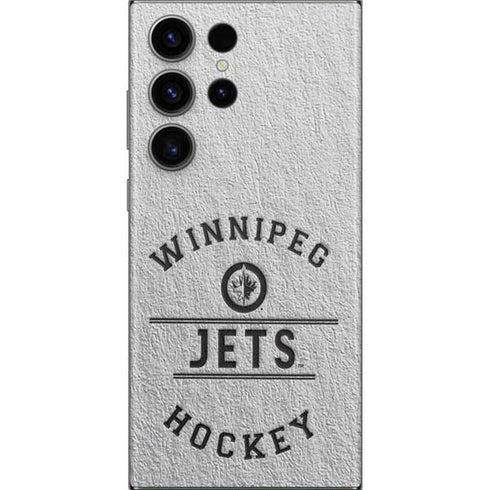 NHL Winnipeg Jets Black Text Galaxy S23 Ultra Skin