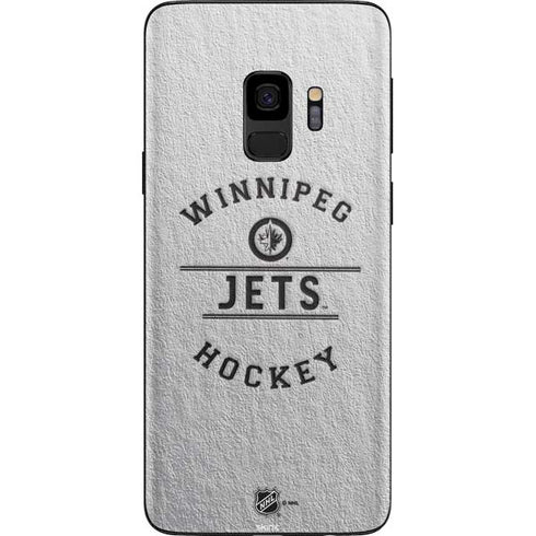 NHL Winnipeg Jets Black Text Galaxy S9 Skin