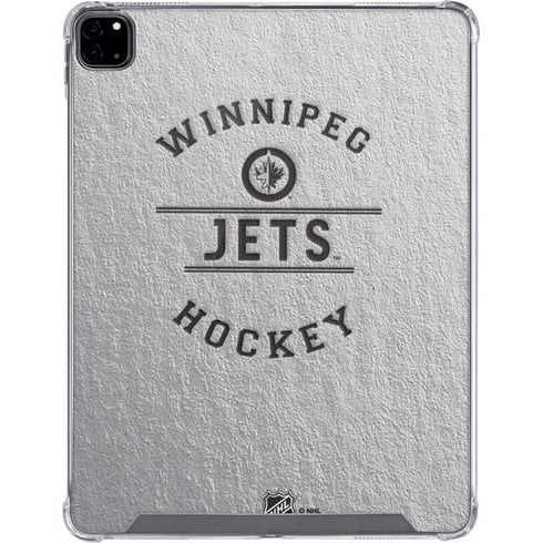 NHL Winnipeg Jets Black Text iPad Pro 12.9in (2020) Clear Case