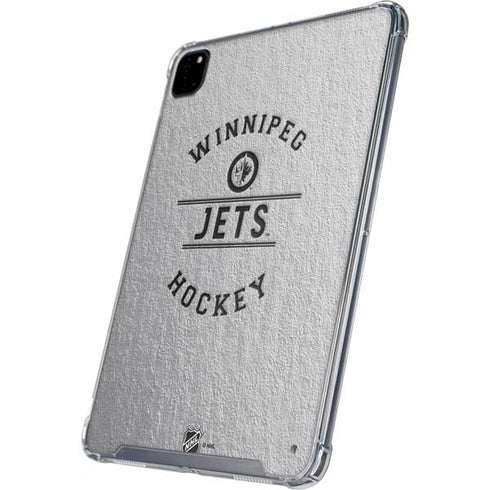 NHL Winnipeg Jets Black Text iPad Pro 12.9in (2020) Clear Case