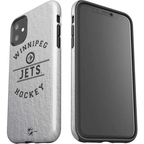 NHL Winnipeg Jets Black Text iPhone 11 Impact Case