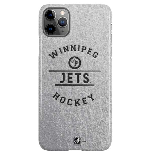 NHL Winnipeg Jets Black Text iPhone 11 Pro Max Lite Case