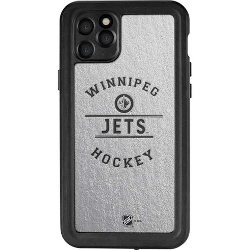 NHL Winnipeg Jets Black Text iPhone 11 Pro Max Waterproof Case