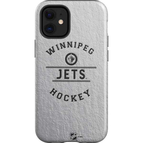 NHL Winnipeg Jets Black Text iPhone 12 Mini Impact Case