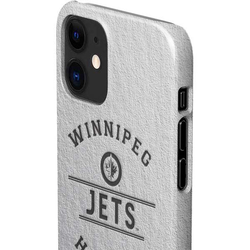 NHL Winnipeg Jets Black Text iPhone 12 Mini Lite Case