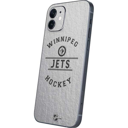 NHL Winnipeg Jets Black Text iPhone 12 Mini Skin