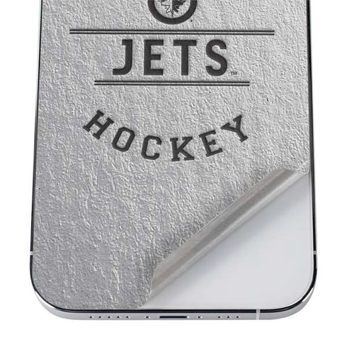 NHL Winnipeg Jets Black Text iPhone 12 Pro Skin