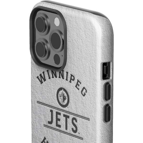 NHL Winnipeg Jets Black Text iPhone 13 Pro Max Impact Case