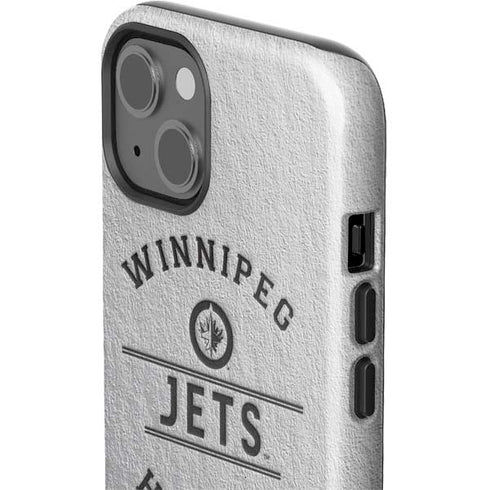 NHL Winnipeg Jets Black Text iPhone 15 Plus Impact Case
