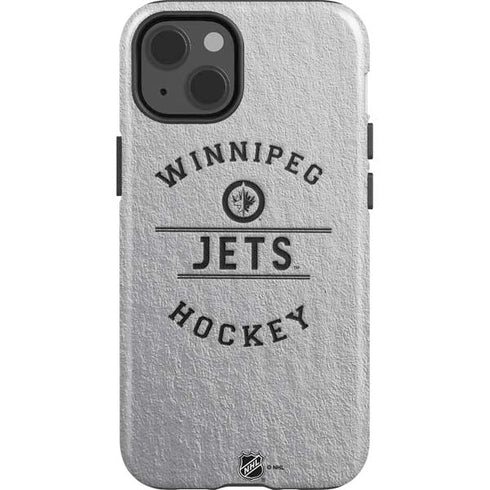 NHL Winnipeg Jets Black Text iPhone 14 Impact Case