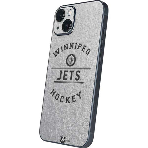 NHL Winnipeg Jets Black Text iPhone 15 Plus Skin