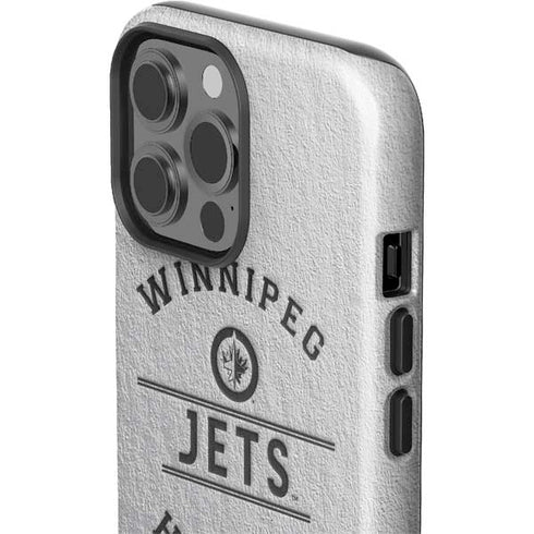 NHL Winnipeg Jets Black Text iPhone 15 Pro Max Impact Case
