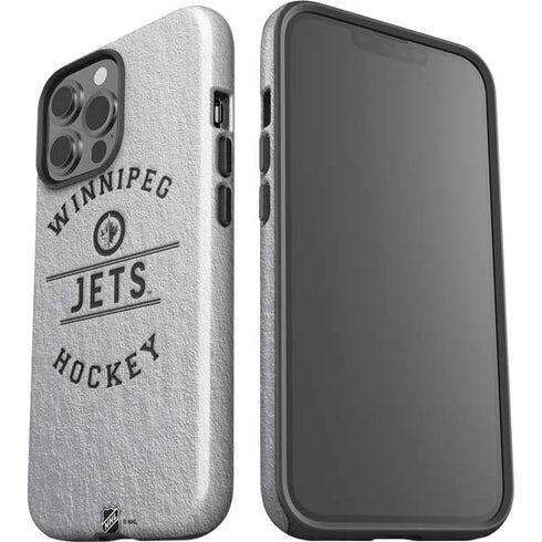 NHL Winnipeg Jets Black Text iPhone 15 Pro Max Impact Case